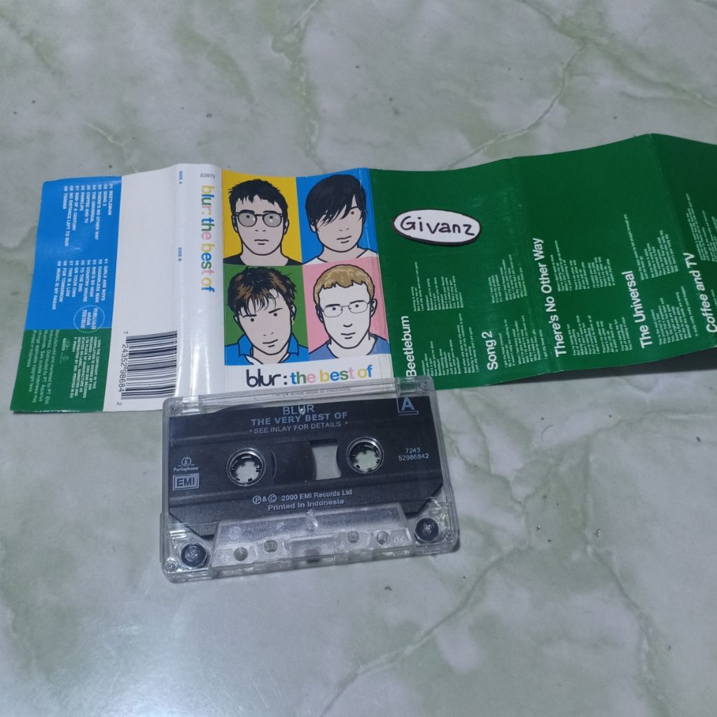 kaset pita BLUR The best of
