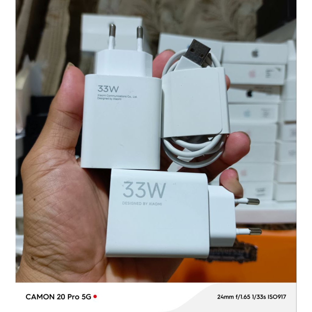 Charger Xiaomi 33 Watt Original Asli Copotan