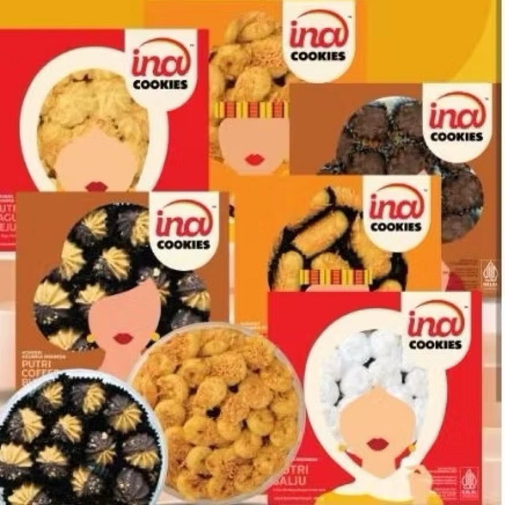 Ina Cookies Reguler ORIGINAL READY STOCK / Kue kering Ina cookies