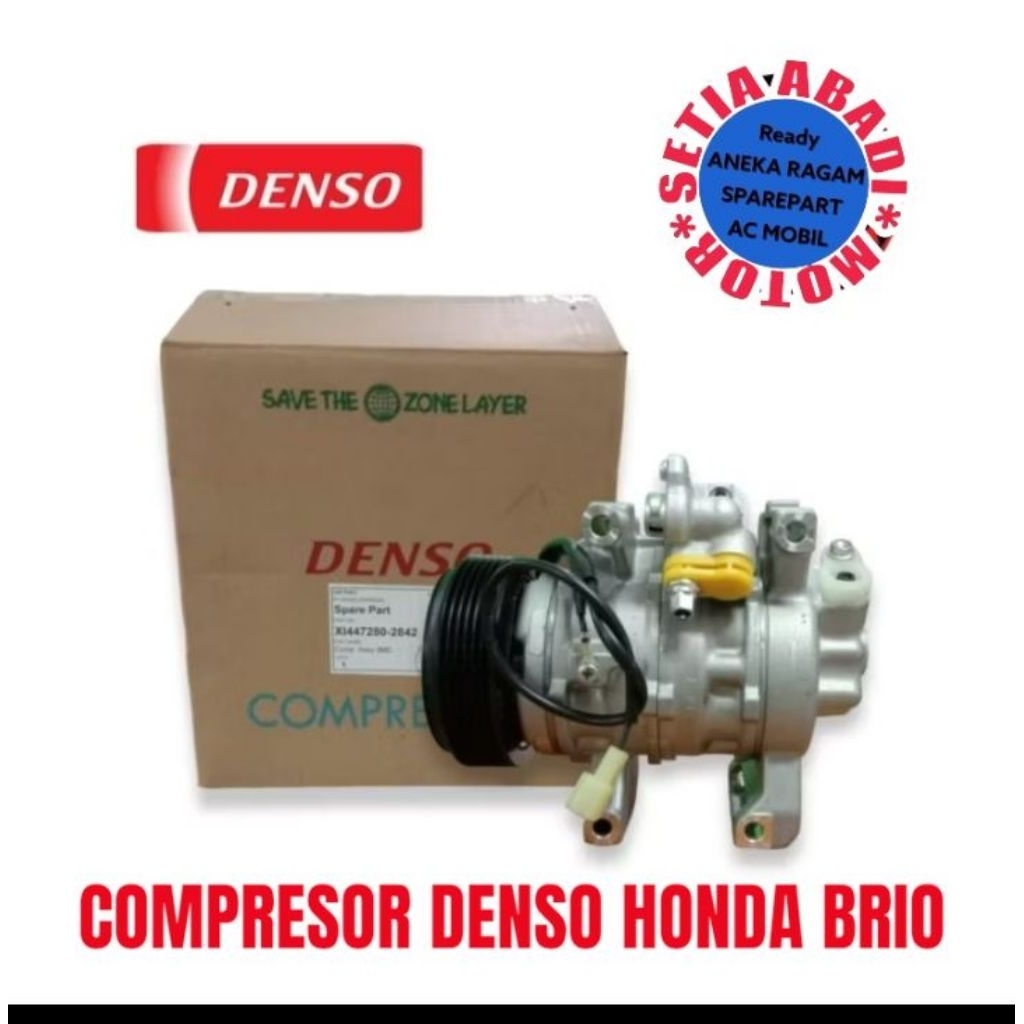 compresor kompresor AC mobil original Denso 100% HONDA BRIO