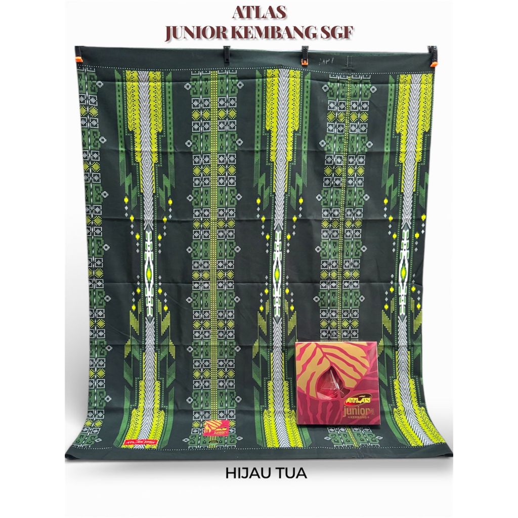 Atlas Sarung Anak Motif BHS SGE / Sarung Atlas Junior Kembang Motif BHS SGE