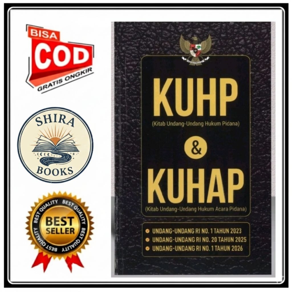 Buku KUHP KUHAP 2025/2026 - Buku Hukum Ilmu Perundangan Undangan : KUHP Dan KUHAP - Hukum Acara Pida