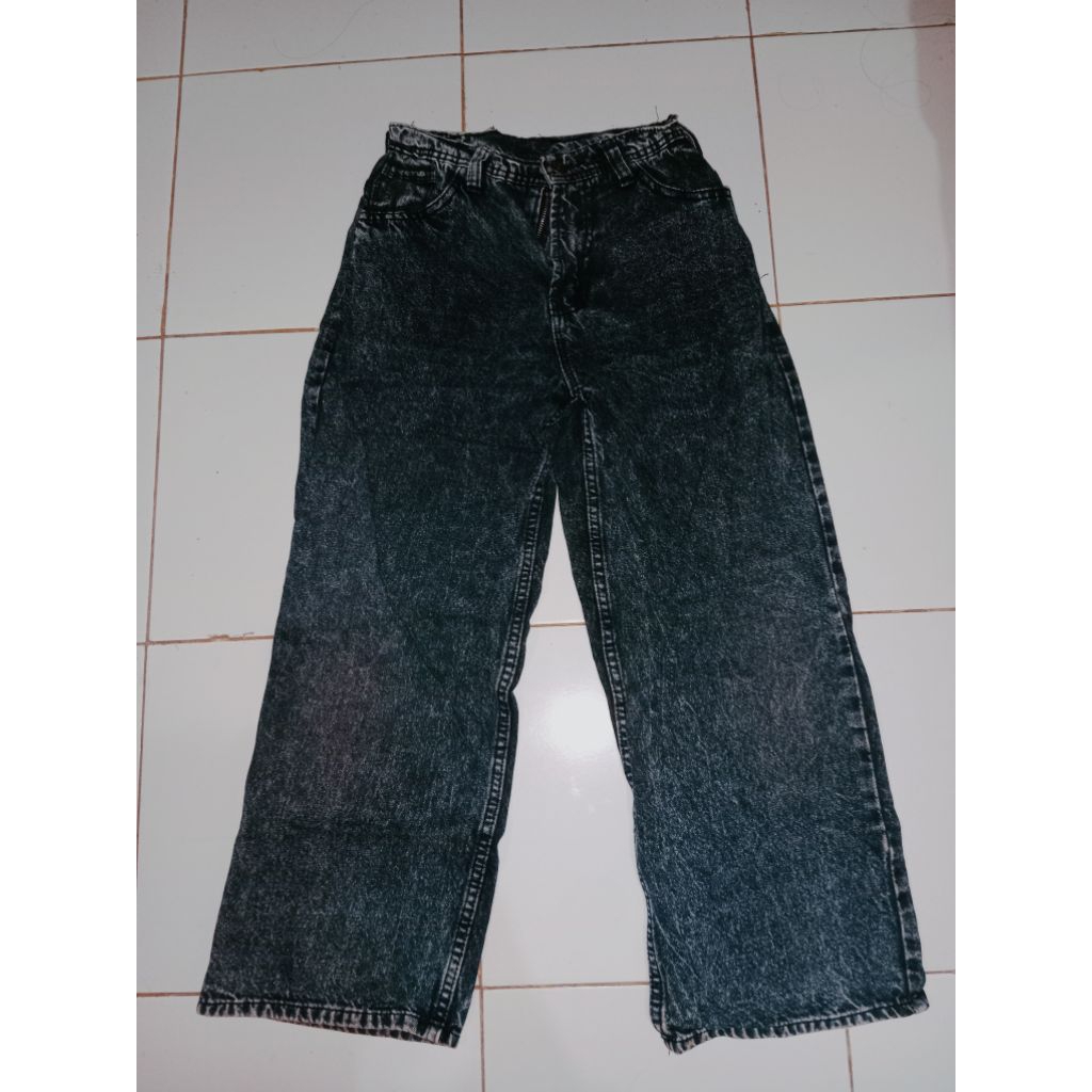 preloved jeans, kulot, loose