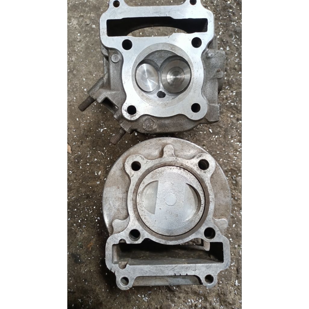 blok head Yamaha mio 5tl 200cc piston 64mm klep 31,5/27