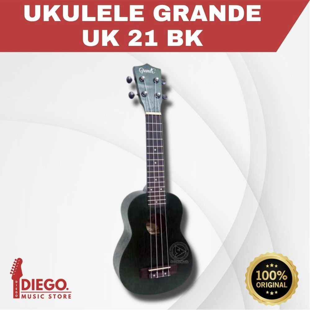 UKULELE GRANDE UK 21 BK / UKULELE GRANDE UK-21 BK