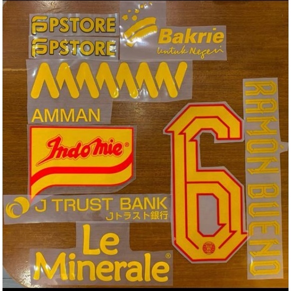SPONSOR DTF JERSEY PAKET NAMESET PERSIJA JAKARTA