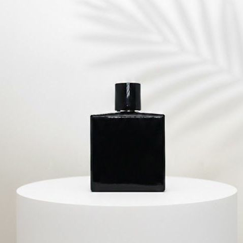 botol chanll de bleu 100 ml full hitam spray putar botol tebal kaca mewah exclusive elegant