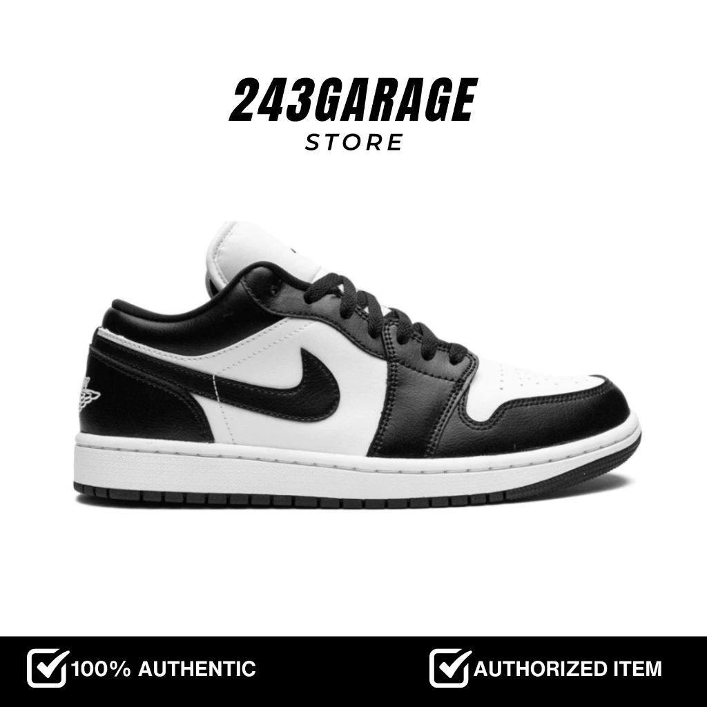 Air Jordan 1 Low Black White Panda Sneakers Resmi