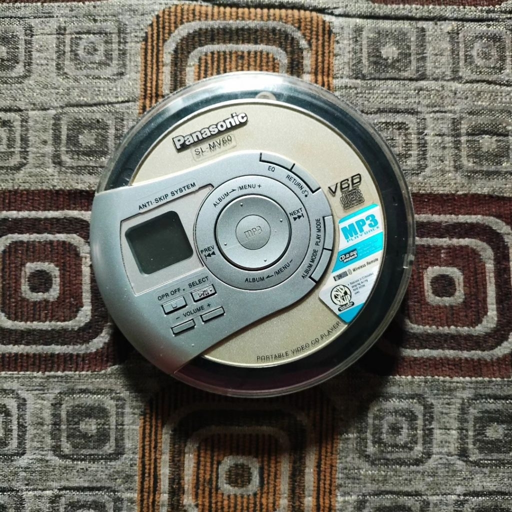 DISCMAN PANASONIC SL-MV 60 (Baca deskripsi)