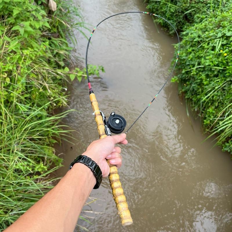 Joran Wader Super Lentur Bambu Cendani 1 Set 140cm Microfishing