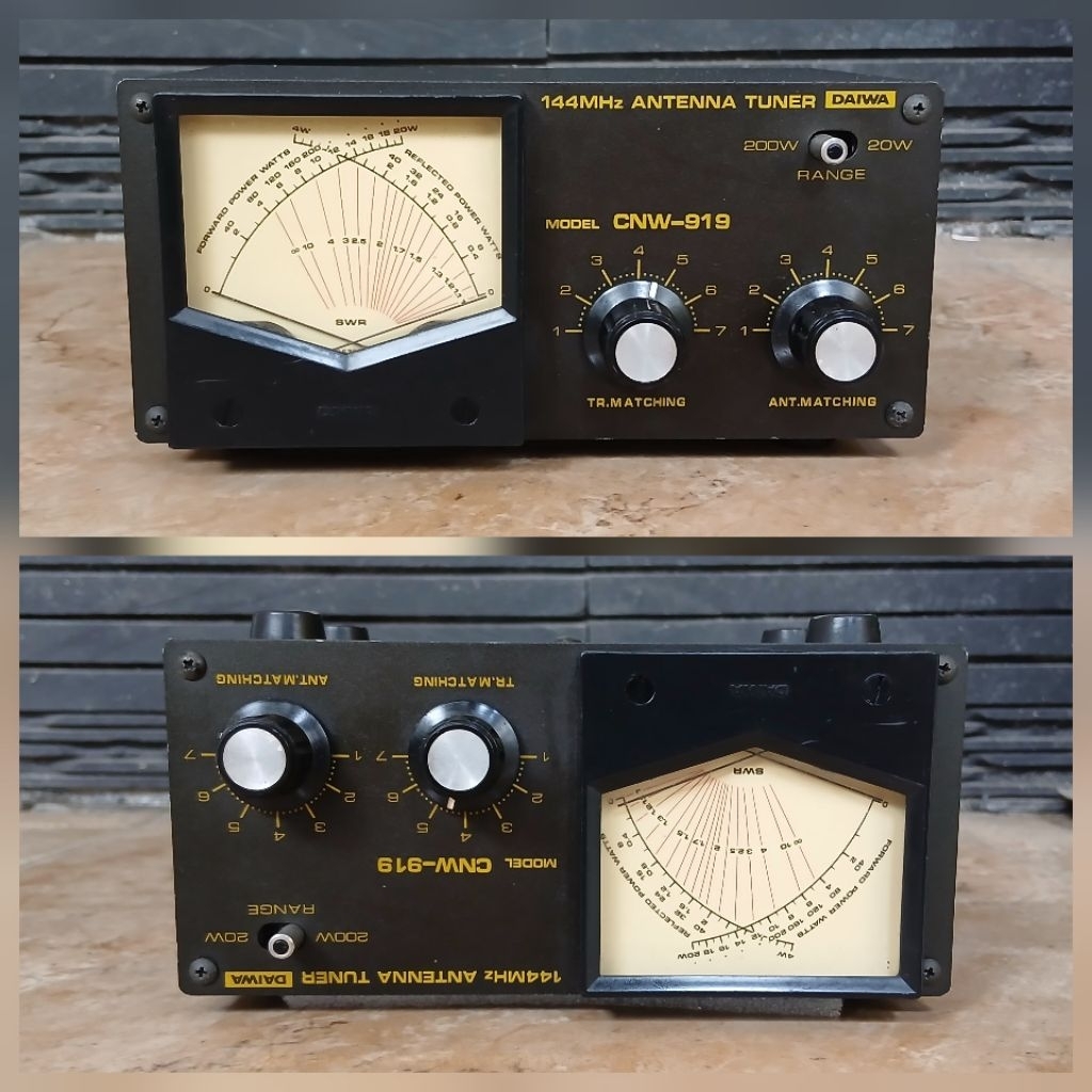 SWR TUNER DAIWA CNW-919 VHF MAX 300W MULUS ORIGINAL JAPAN