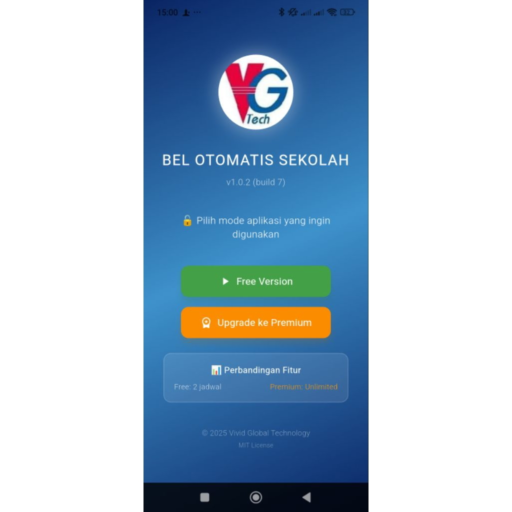 Aplikasi Bel Sekolah Digital Android VGTECH Otomatis Bisa Rekam Suara Sendiri & Setting Jadwal Timer