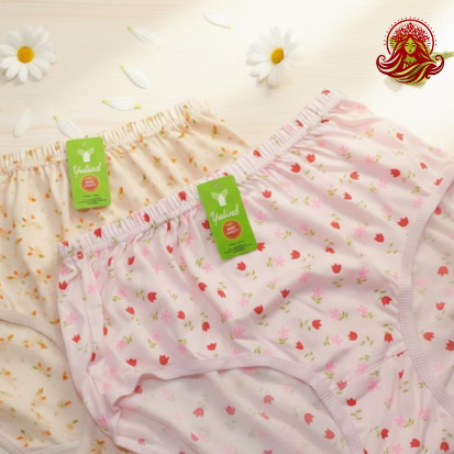 ( 3PCS ) CD Celana Dalam Wanita Yutind Sablon By Golden Nick CD  YUTIND SABLON/BORDIR ORIGINAL