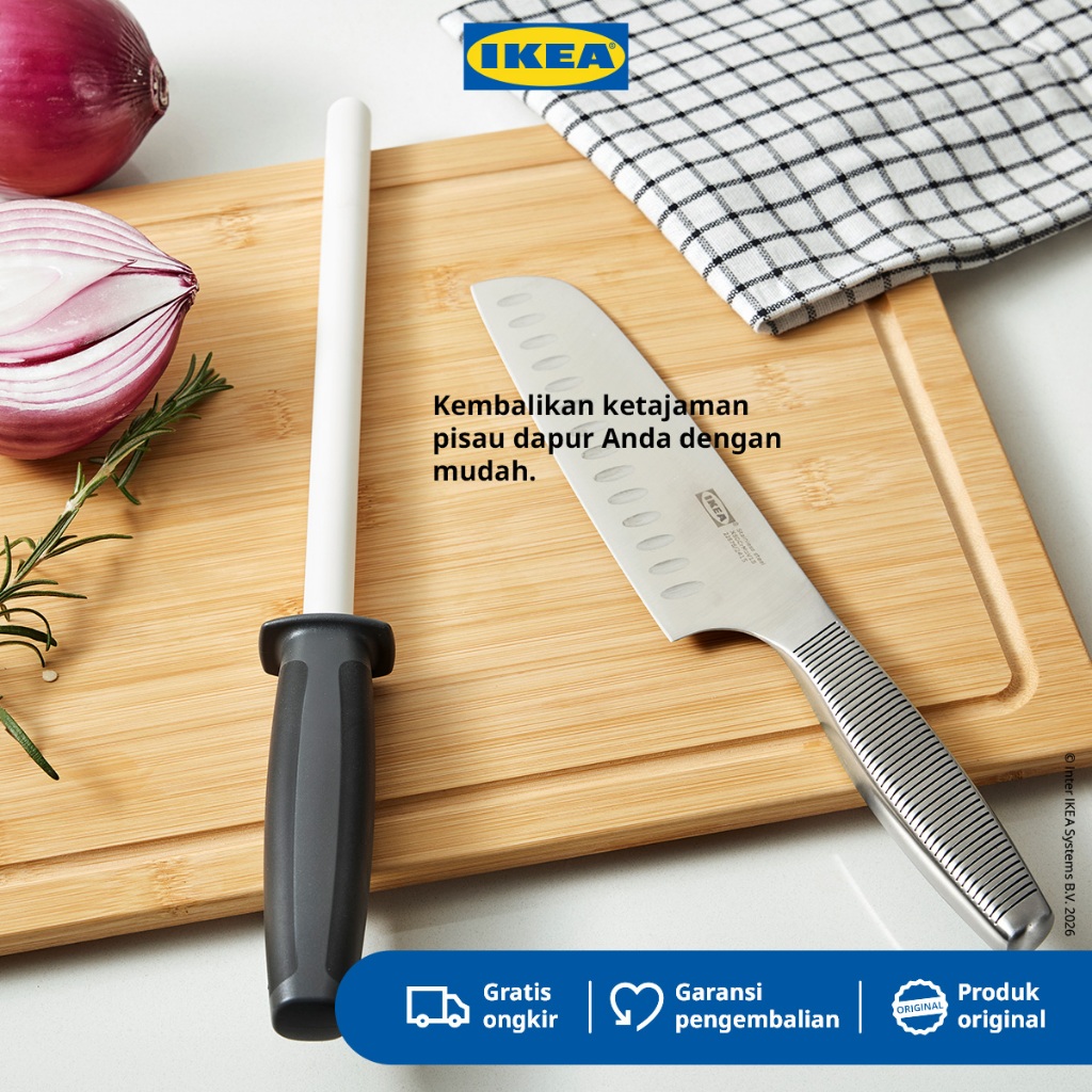 IKEA FLAKSA Alat Pengasah Pisau Berbahan Keramik 23cm