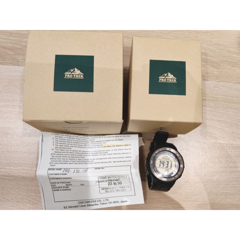 Casio Protrek PRG-330-1JF Jam Tangan Pria Original