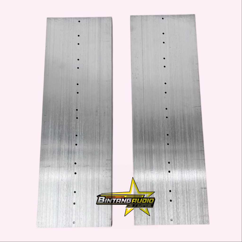 Pendingin Transistor Final 5sirip Panjang 30cm Super / Heatsink 30CM Toshiba Sanken MJL TIP - Tebal 