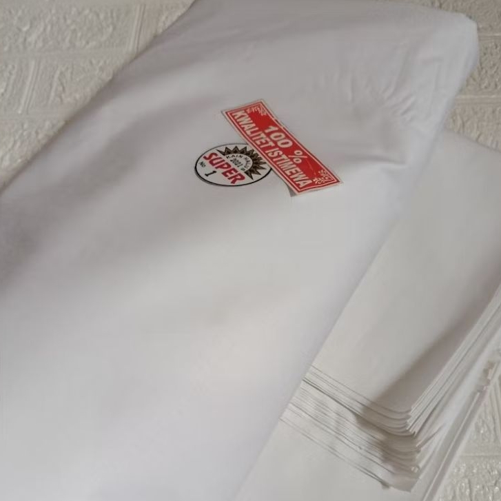 Kain Katun Mori Primissima GA Kain Kafan Kain Halus Putih 0.5m