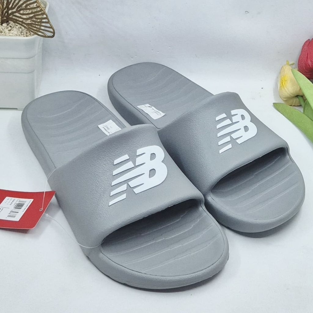 SANDAL NB SUF100 SLIDES RUBBER MENS ORIGINAL SENDAL SELOP KARET PRIA