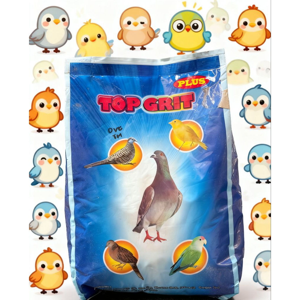 1KG Asinan Grit Burung Kalsium Tinggi untuk Burung Merpati Perkutut Lovebird