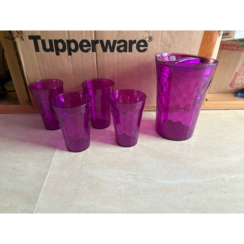 teko ungu pc satu set