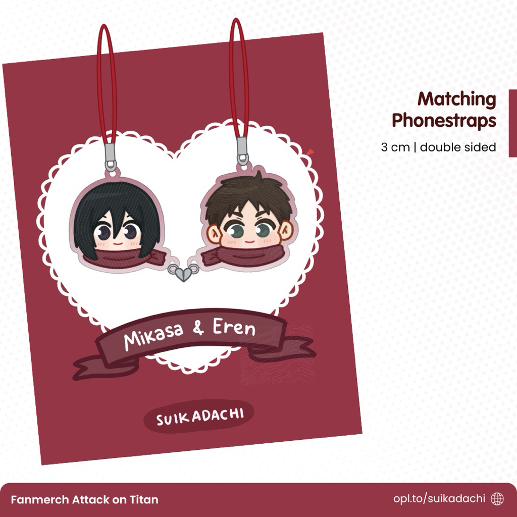 Suikadachi - Matching Phonestrap / Anime phone strap
