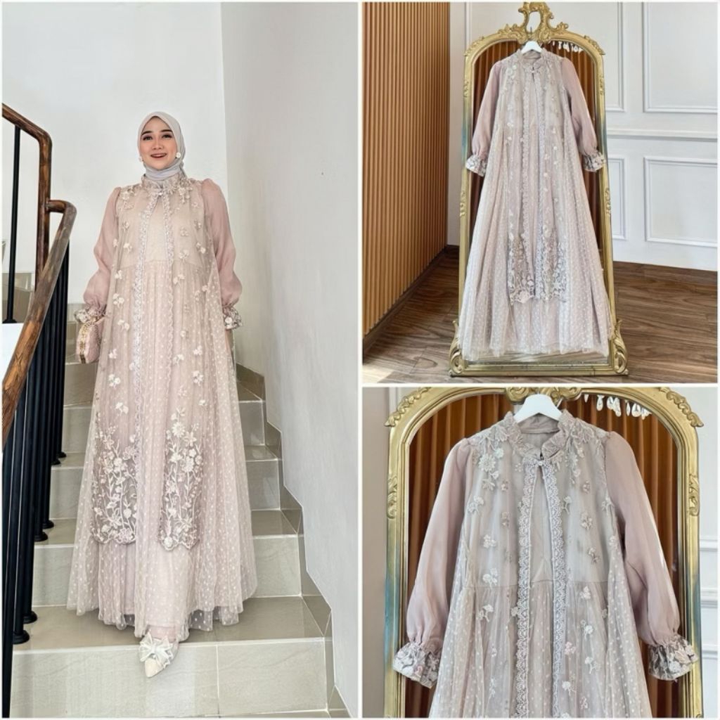 WINDI DRESS OUTER BRUKAT VOL 2J/GAMIS BRUKAT BUSUI FRIENDLY
