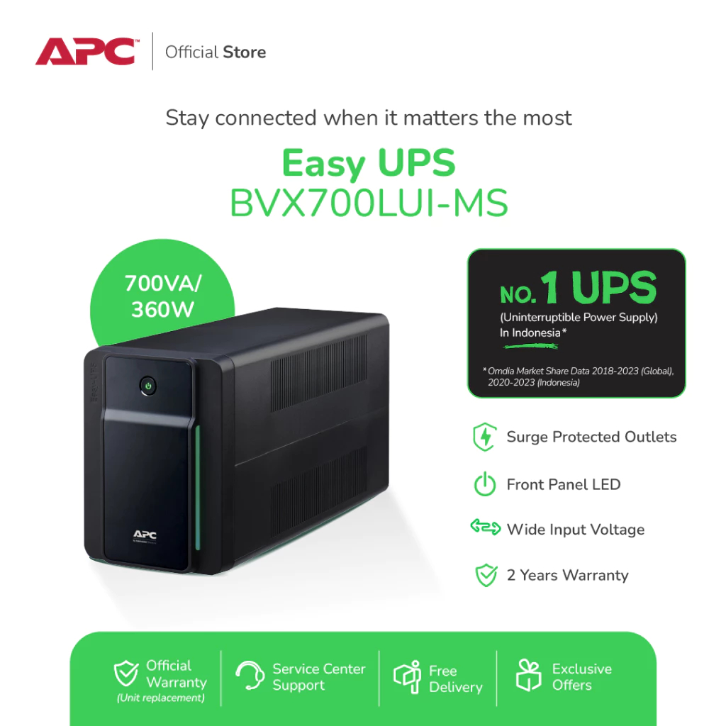 UPS 650VA / 700VA Bekas Siap Pakai + Baterai | Kondisi Mulus & Bergaransi | Backup Listrik PC, CCTV,