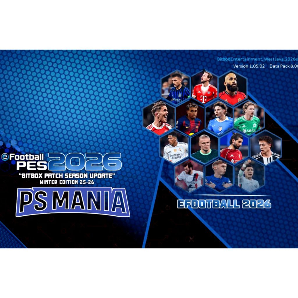 PES 2026 PS3 | BITBOX PATCH 2025-2025 GAME PS3 PKG