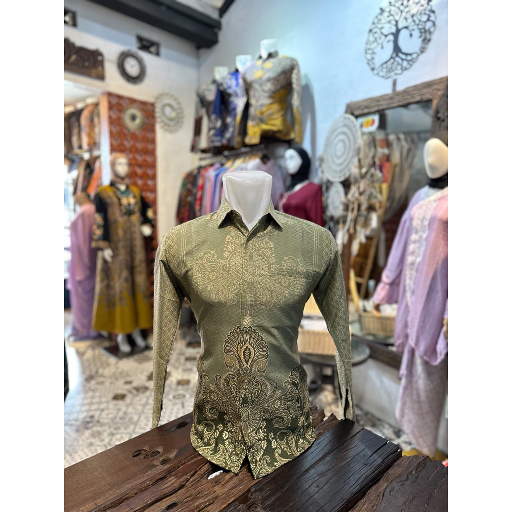 BATIK DOBBY HIJAU SAGE