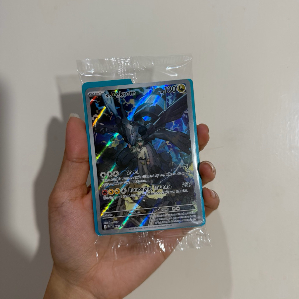 Promo card N’s Zekrom 031 pokemon english tcg