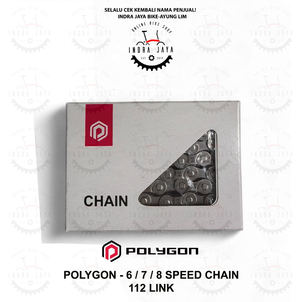 POLYGON - CHAIN / RANTAI SEPEDA UNTUK 6/7/8 SPEED - 112 LINK