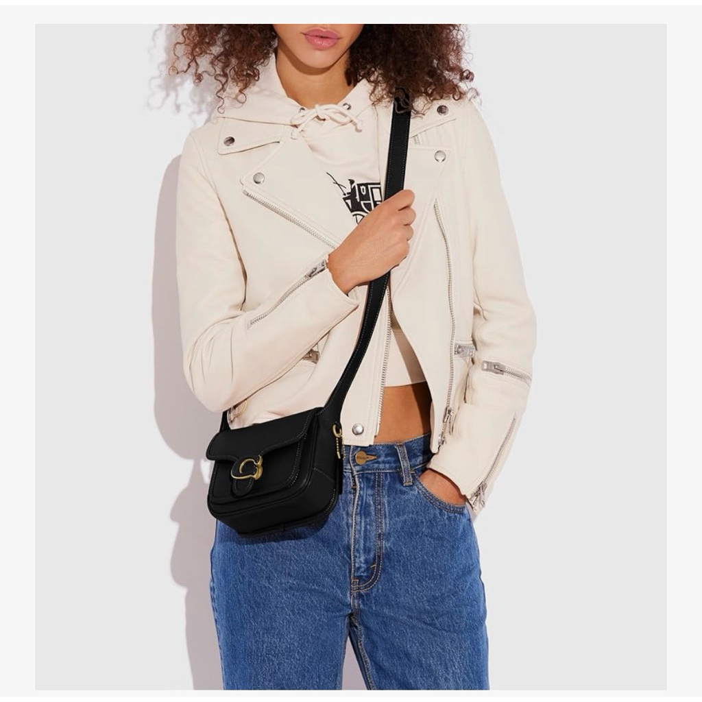 Tas Coach Tabby Messenger 19 Black Crossbody AUTHENTIC