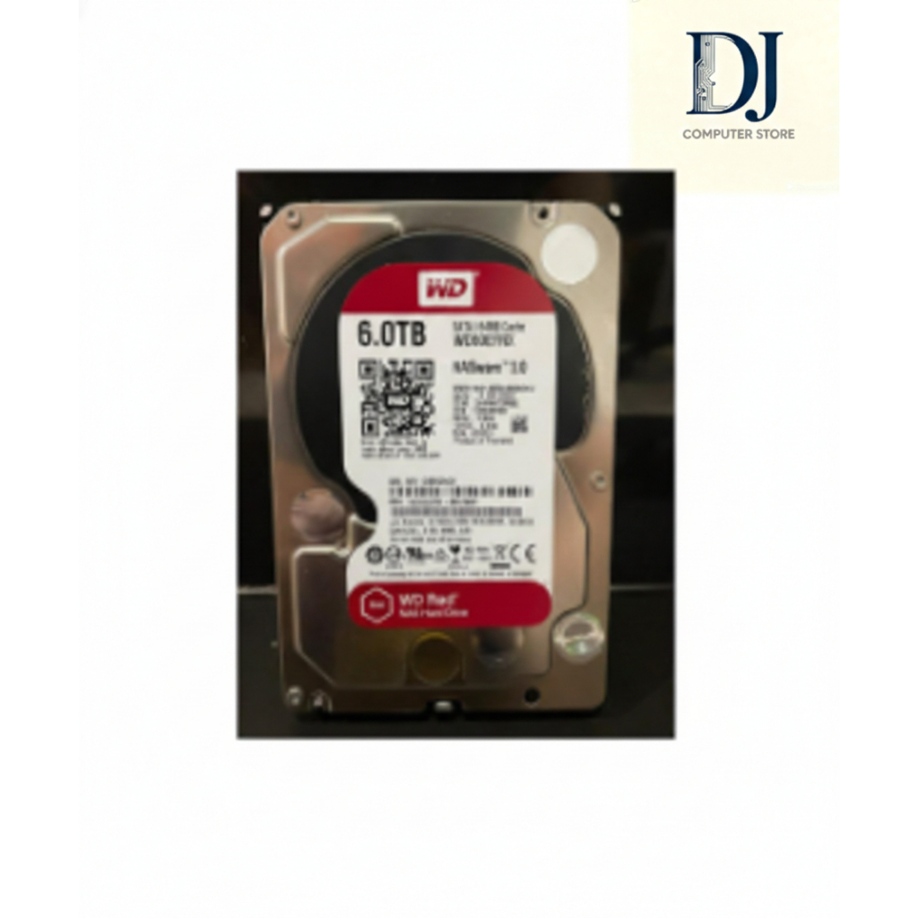 Harddisk HDD WDC 6TB SATA RED - Hardisk WD RED 6TB 3.5 Inch SATA - WD - DJ COMPUTER STORE