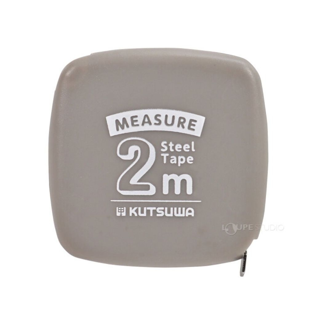 meteran mini stainless steel 2M Kutsuwa Japan
