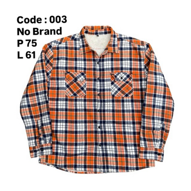 Flanel sherpa no brand