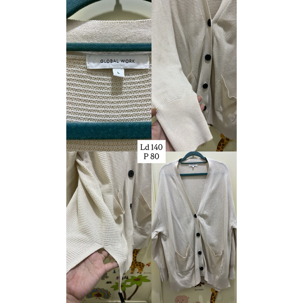 cardi rajut cardigan global work