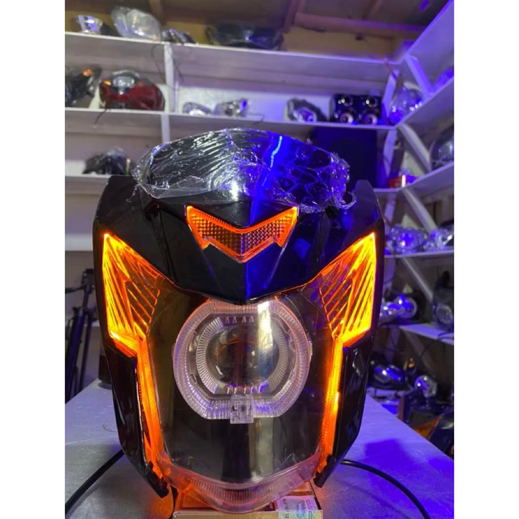 HEADLAMP BATOK KEPALA REFLEKTOR SATRIA FU INJEKSI / LAMPU DEPAN SATRIA FU INJEKSI / F1 2016 CASTOM P