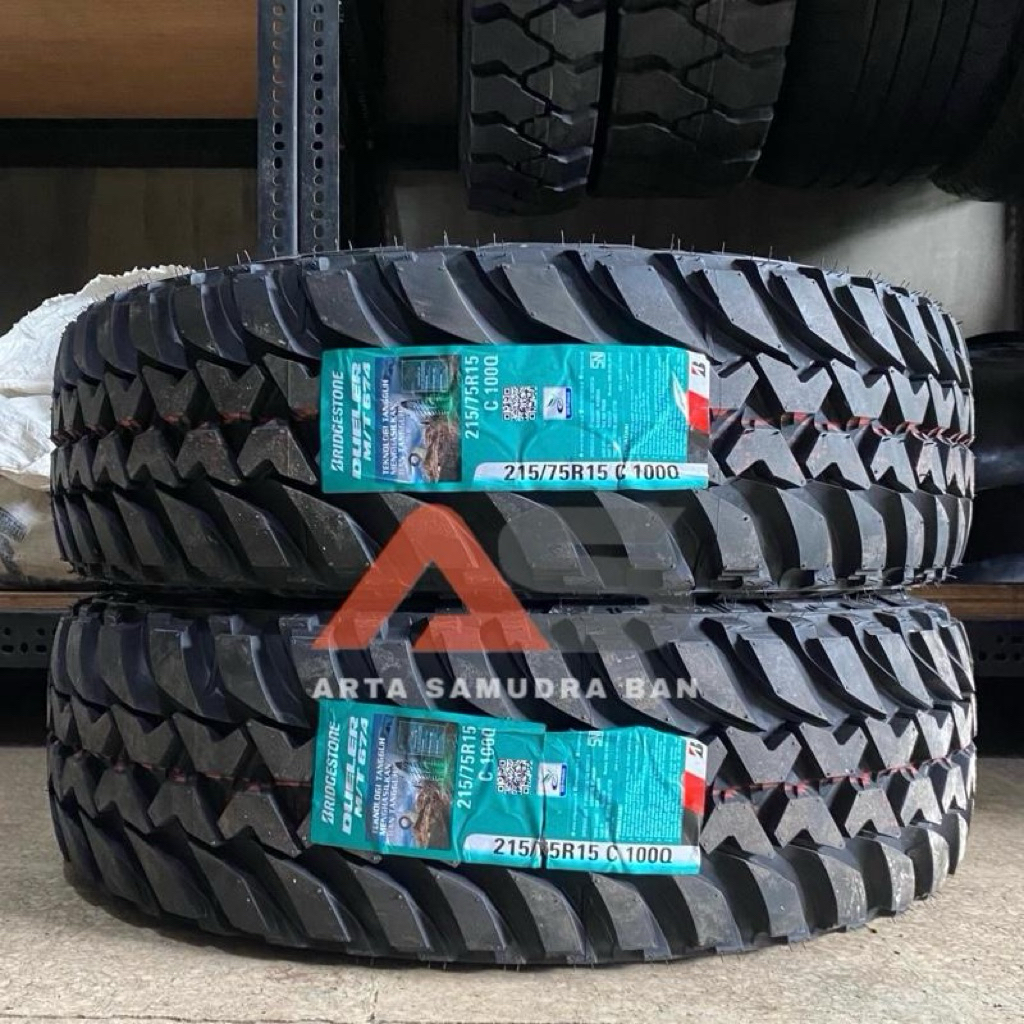 Ban Bridgestone Dueler M/T MT 674 D674 215 / 75 R 15 R15 OWT