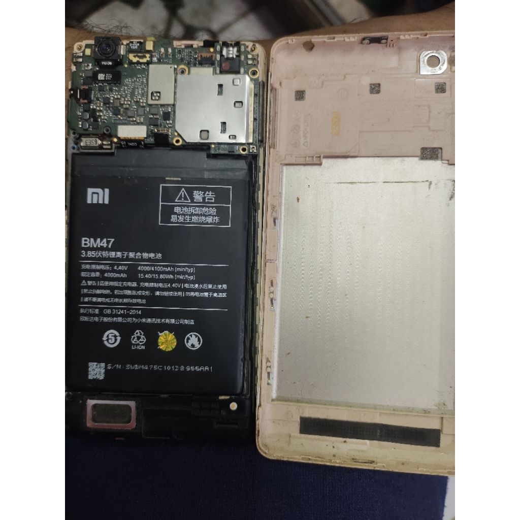 hp redmi 3s matot