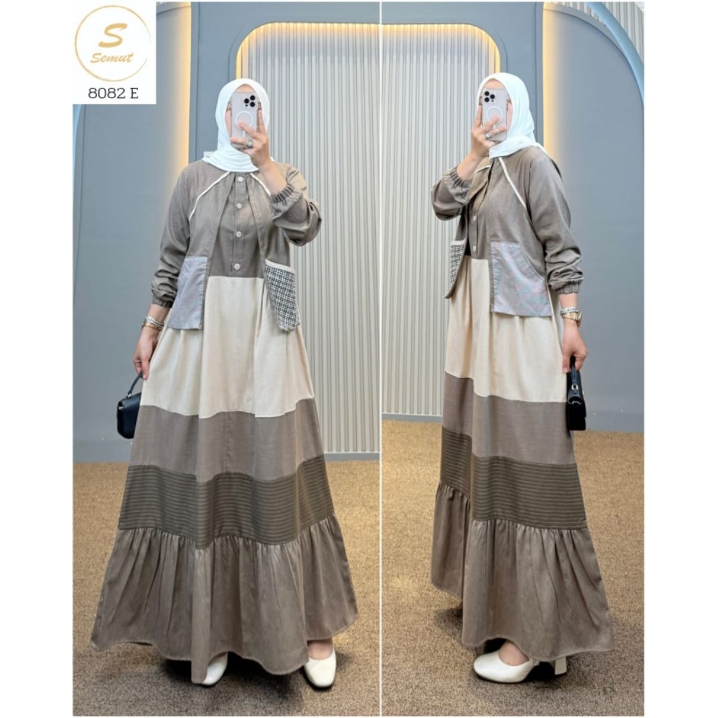 malika dress by syaina smut