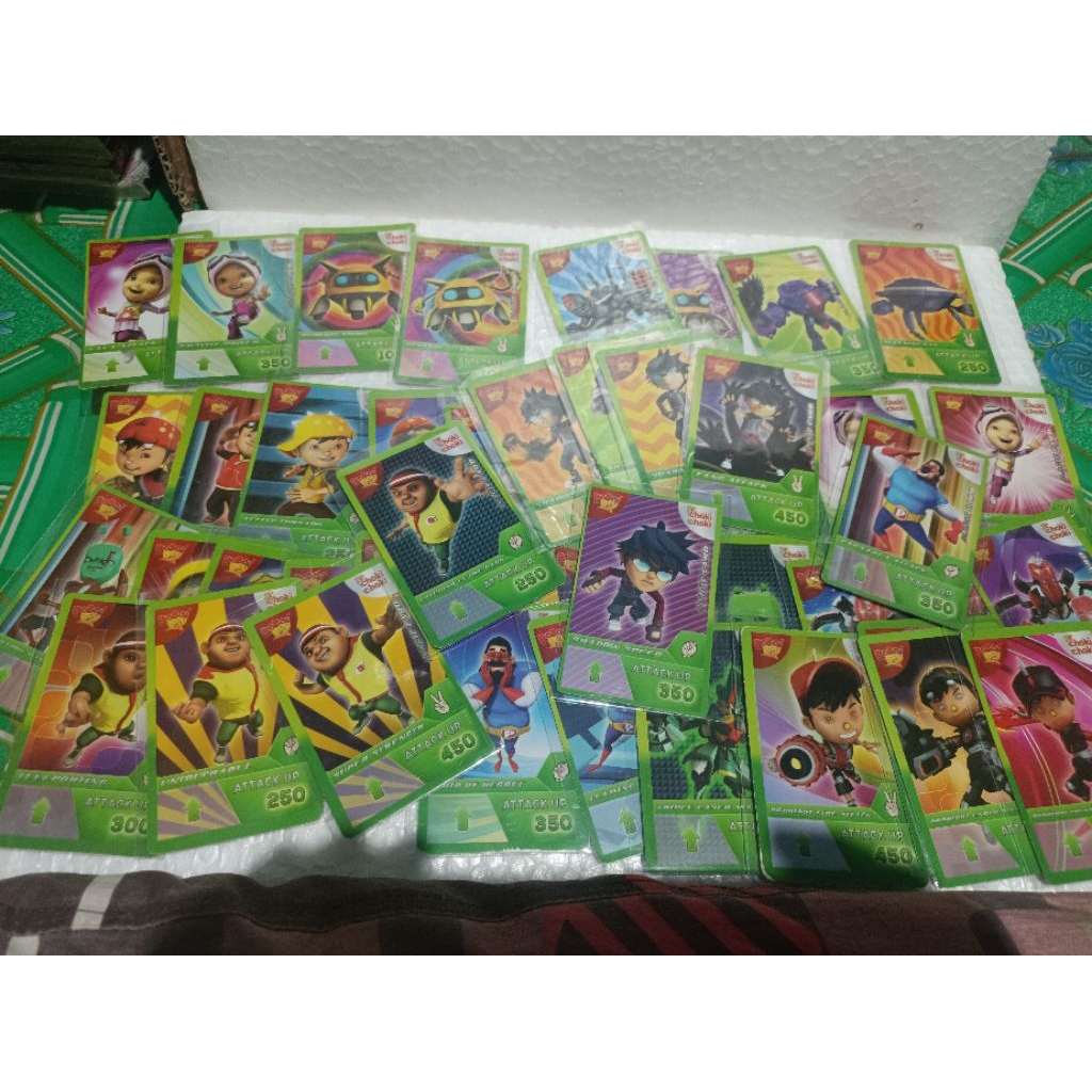 Kartu choki choki boboiboy 2015-2016 Attack up langka / Kartu boboiboy Choki Choki 2015-2016 Attack 