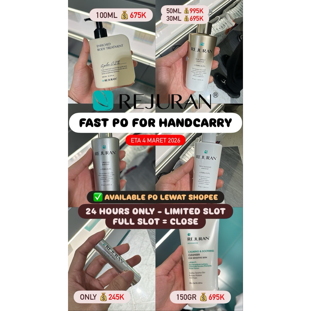 [PRE ORDER] REJURAN SERUM SHEETMASK DUAL TURNOVER TRIPLE