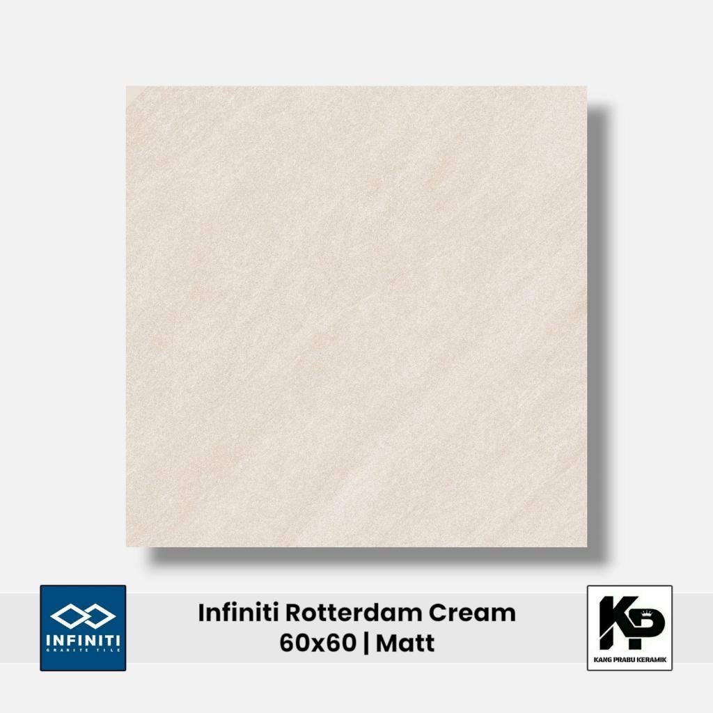 Granit INFINITI Rotterdam Cream 60x60 – Granit Lantai Premium Motif Stone Natural, Elegan & Tahan La