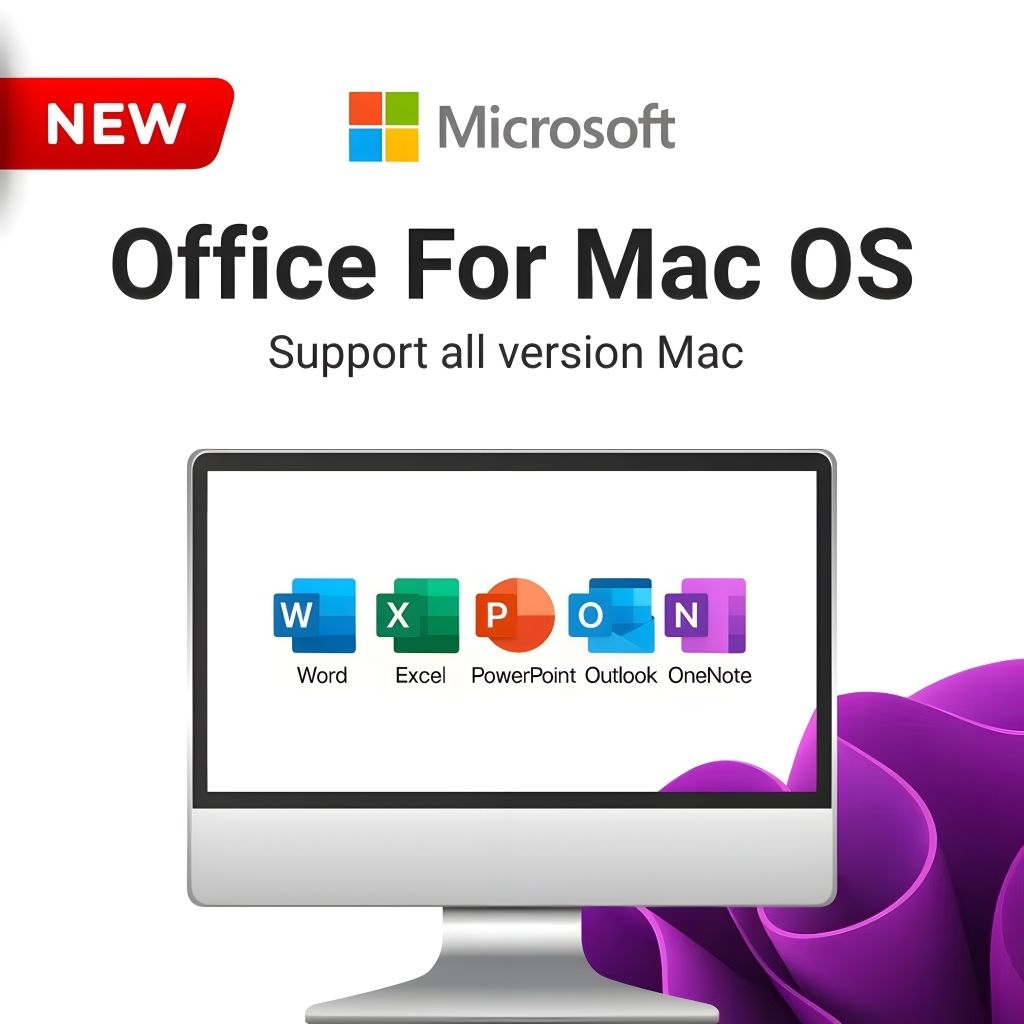 Microsoft Office 2024 For Mac OS All Version Lifetime