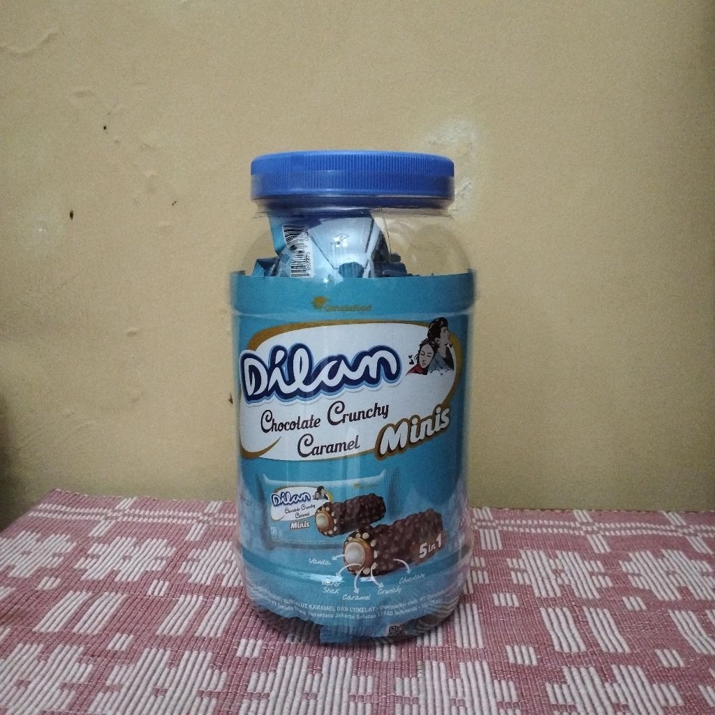 Jajan Toples Dilan Coklat Caramel isi 25 pcs