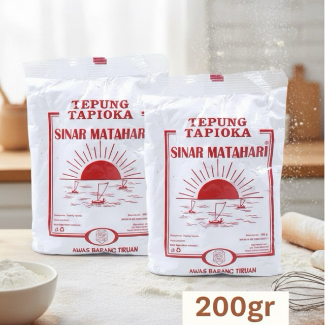 [UD. Rahayu] 200gr Tepung Tapioka Sinar Matahari
