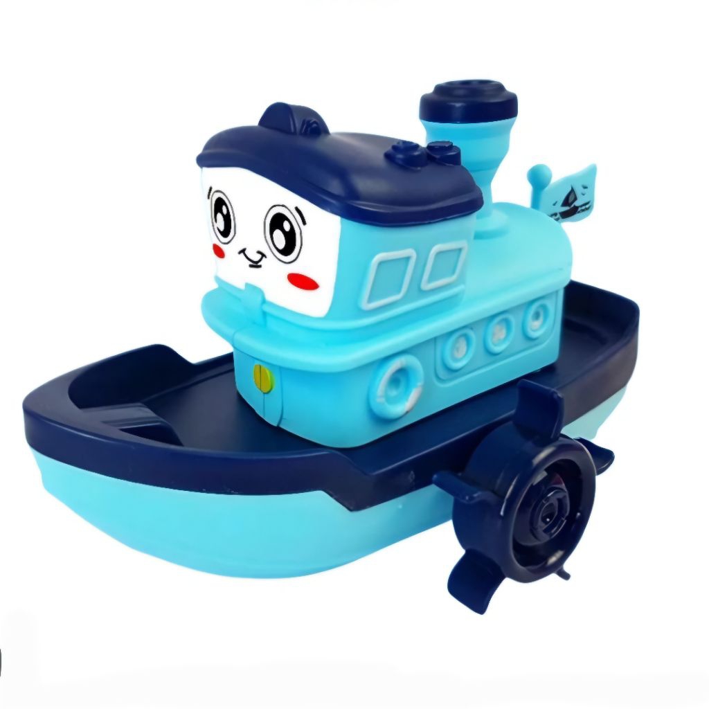 Baby bath boat mainan mandi anak kapal otok otok mainan perahu bisa bergerak di air mainan mandi bay