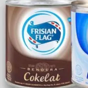 frisian flag kaleng coklat