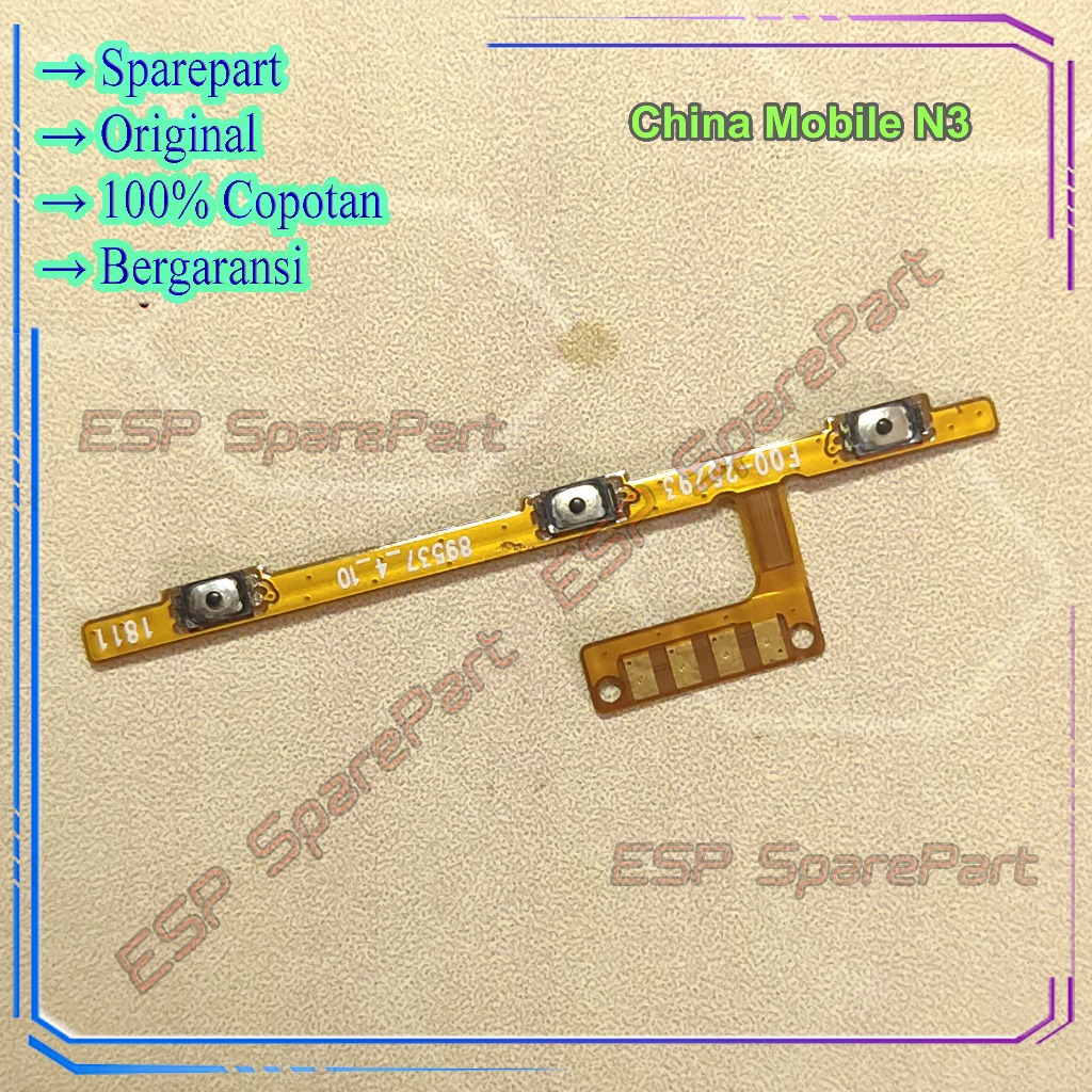 Flex Power China Mobile N3 Fleksibel Tombol On Off Dan Volume Copotan