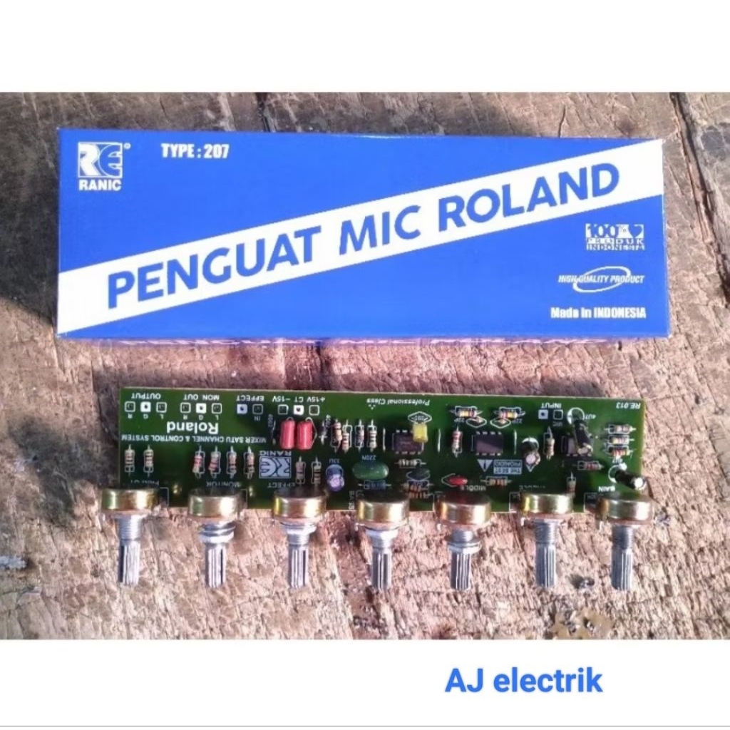 KIT Penguat MIC Roland 7 Potensio (207)